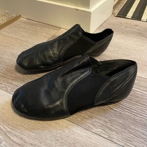 Capezio Men’s Jazz Dance Shoes Leather Black Slip On 13M Fits Size 10.5